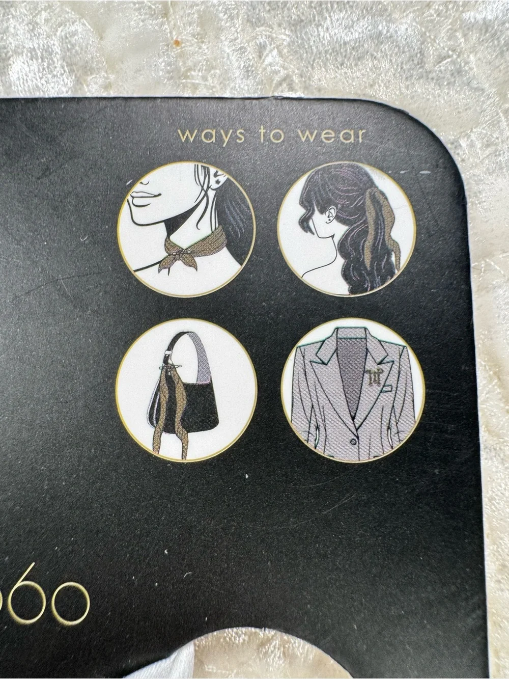 House of Harlow 1960 silk scarf